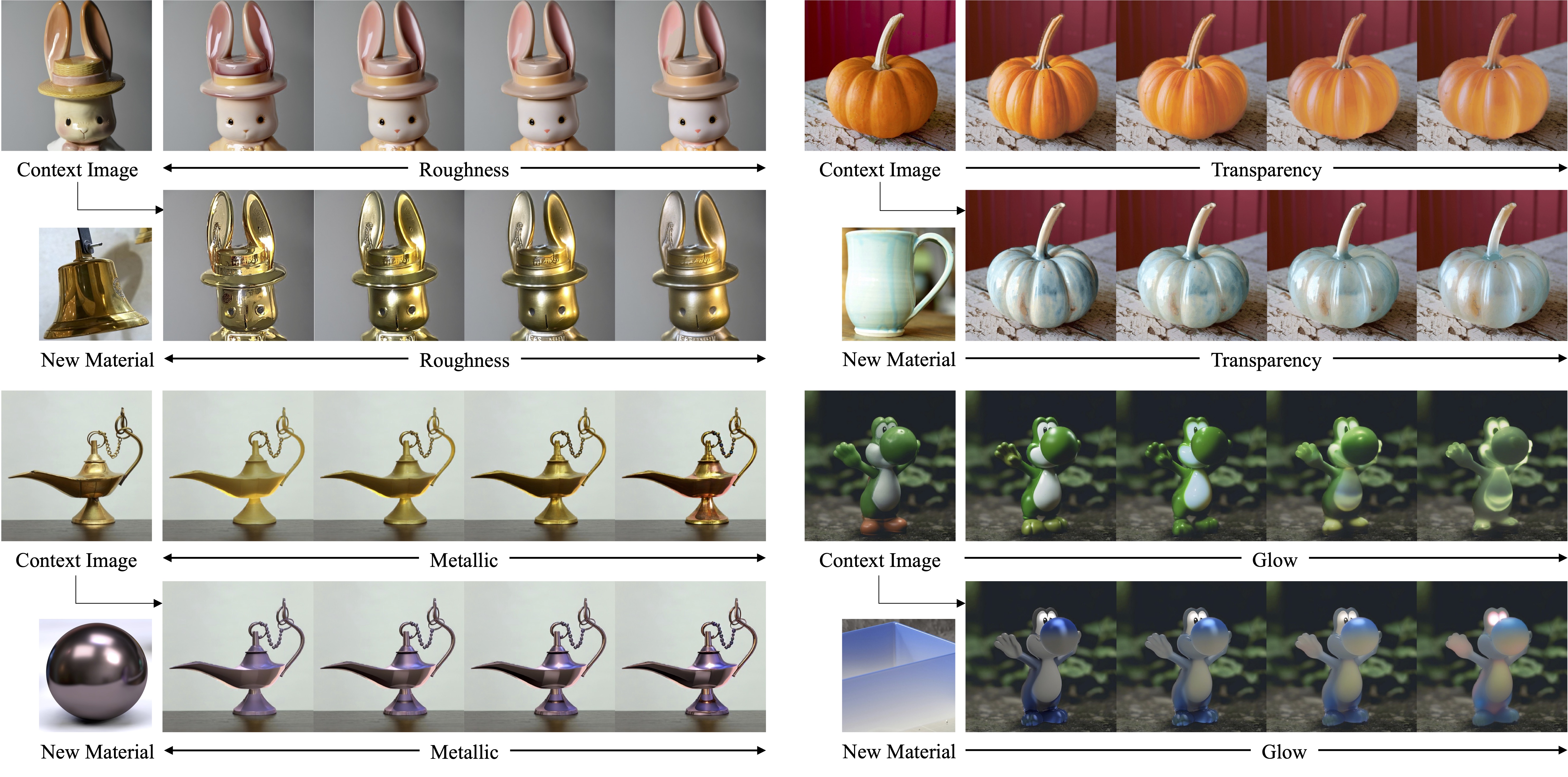 Material Parametric Control
